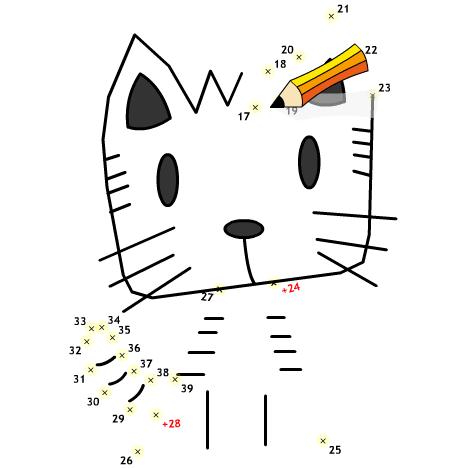 Image لعبة رسم القطة